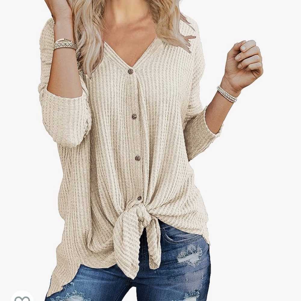Button down sweater
